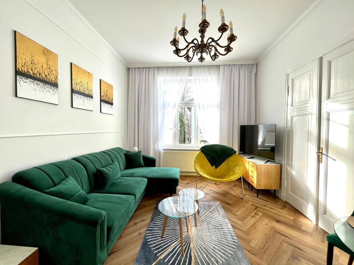 Agapella Apartamenty- Apartament Fiszera 500M From The Beach, Free Parking 索波特 外观 照片